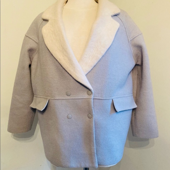 DF Drex Fable baby blue button-up coat - Picture 5 of 10